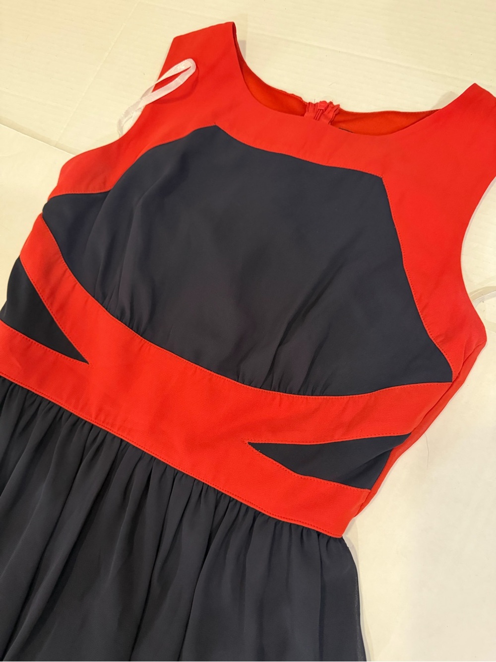 Enfocus Studio Red and Black Cutout Maxi Dress - Picture 2 of 6